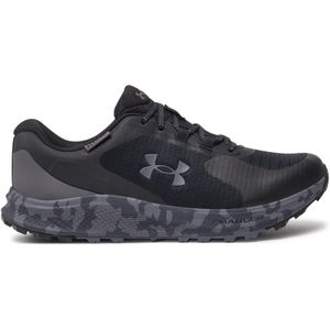 Under Armour Bandit Trail 3 Laufschuhe Herren 003 - black/black/racer red 44.5 für Herren, schwarz, Gr. 43 EU
