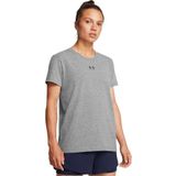 Under Armour - Campus Core - Sportshirt - Grijs - Katoen/Polyester/Elastaan
