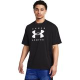 Under Armour - Grafisch T-Shirt - Zwart - Katoenmix