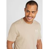 Under Armour UA M SPORTSTYLE LC Short Sleeve Heren Sportshirt - Taupe
