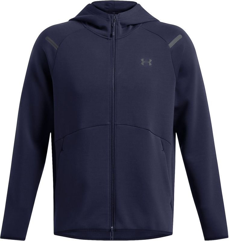 Under Armour - Unstoppable Fleece Vest - Donkerblauw - Zwart
