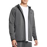 Under Armour - Unstoppable Fleece Vest - Donkergrijs - Zwart