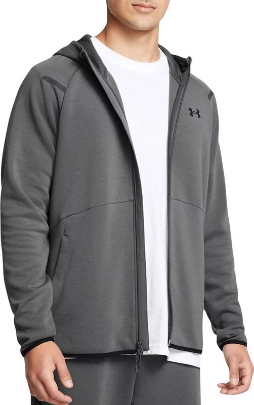 Under Armour - Unstoppable Fleece Vest - Donkergrijs - Zwart