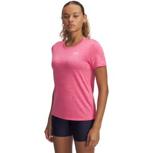 Under Armour - Tech Short Sleeve Crew T-shirt - Dames - Zwart - 100% Polyester