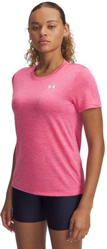 Under Armour - Tech Short Sleeve Crew T-shirt - Dames - Zwart - 100% Polyester