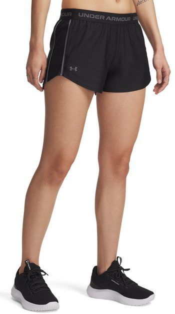 Under Armour - Tech Play Up Shorts - Zwart - Polyester