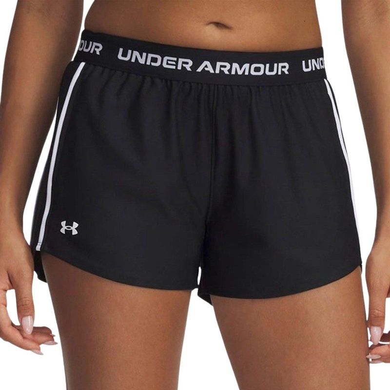 Under Armour - Tech Play Up Shorts - Sportbroek - Zwart - 100% Polyester