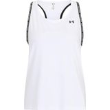 Under Armour - Tech Knockout - Mouwloos T-shirt - Fire/Wit - UA Tech™ Stof