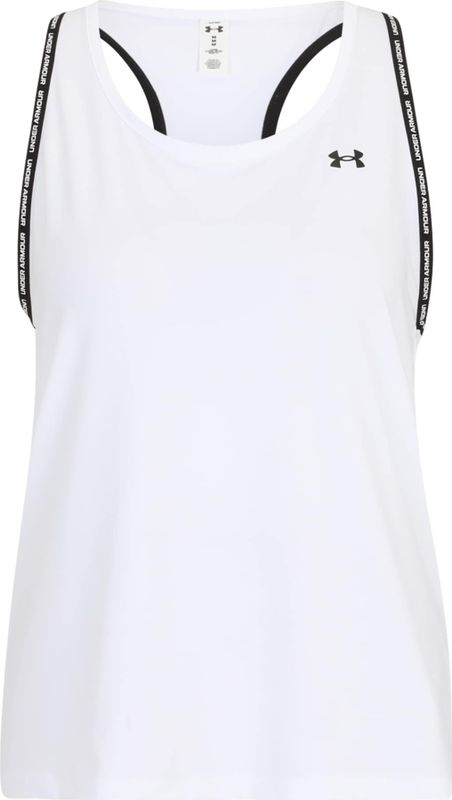 Under Armour - Tech Knockout - Mouwloos T-shirt - Fire/Wit - UA Tech™ Stof