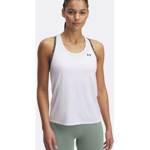 Under Armour - Tech Knockout - Mouwloos T-shirt - Fire/Wit - UA Tech™ Stof