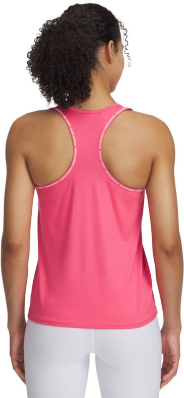 Under Armour - Tech Knockout - Mouwloos T-shirt - Fire/Wit - UA Tech™ Stof