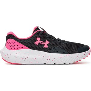 Under Armour Surge 4 Laufschuhe Mädchen 100 - halo gray/white/irides 36.5 für Kinder, grau, Gr. 40 EU