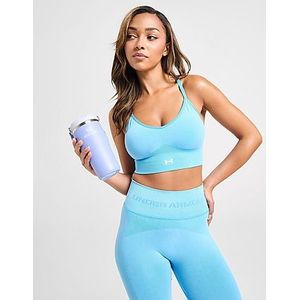 Under Armour Washed Seamless Sports Bra, Blue