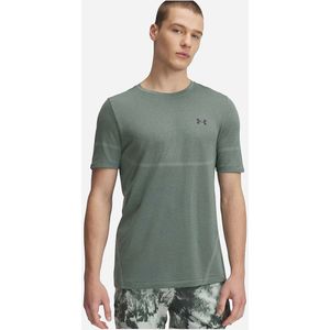 Under Armour Vanish Seamless Jersey - Korte Mouwen - Groen - Heren