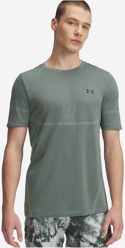Under Armour Vanish Seamless Jersey - Korte Mouwen - Groen - Heren