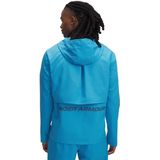 Ua Launch Hooded Jacket - Blau - Waterafstotend en Winddicht