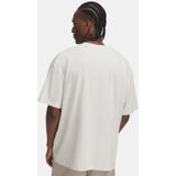 Under Armour - UA M HW OS Branded SS-WHT - Sport T-shirt - Wit - Korte Mouw