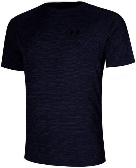 Under Armour - Tech Textured T-Shirt - Heren - Zwart - UA Tech Stof
