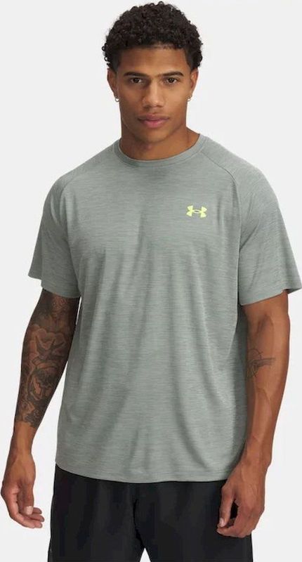 UNDER ARMOUR - UA Tech Textured SS - Training T-shirt Korte Mouw Dames - Groen