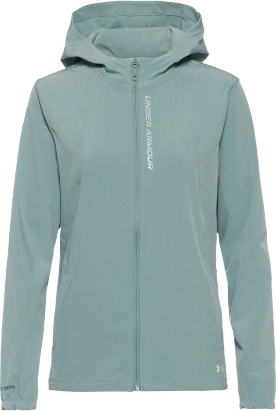 Under Armour - Outrun The Storm - Runningjack - Zwart - Winddicht en Waterbestendig