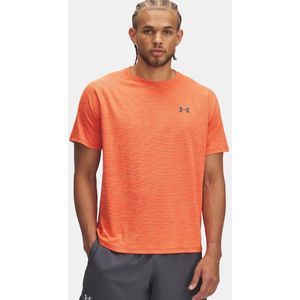 Under Armour Tech Textured T-Shirt - Oranje - Heren