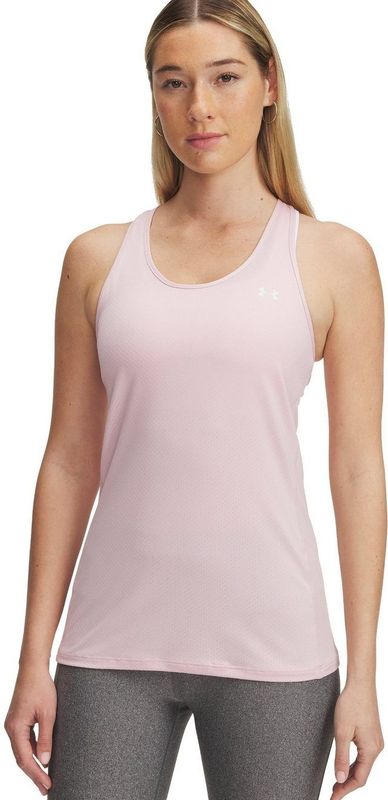 Under Armour - Tech Mesh Racer - Mouwloos T-shirt - Roze - Dames