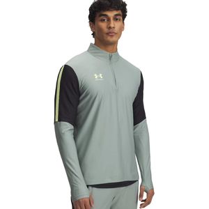 Under Armour - Challenger Pro - Trainingstrui - Mintgroen Zwart Neongeel - Geïntegreerde Duimgaten