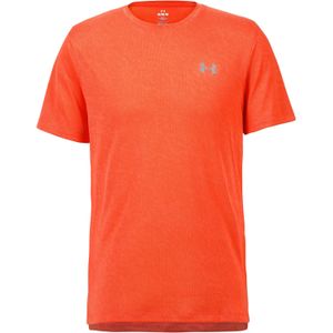 Under Armour - Launch Camo T-shirt - Fire - Jacquard - Korte Mouwen