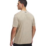 Under Armour - Tech - T-shirt - Lichtbruin - Korte Mouwen