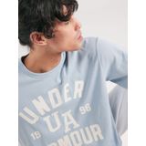 Under Armour - Heavyweight Varsity - T-shirt - Blauw - Korte Mouwen