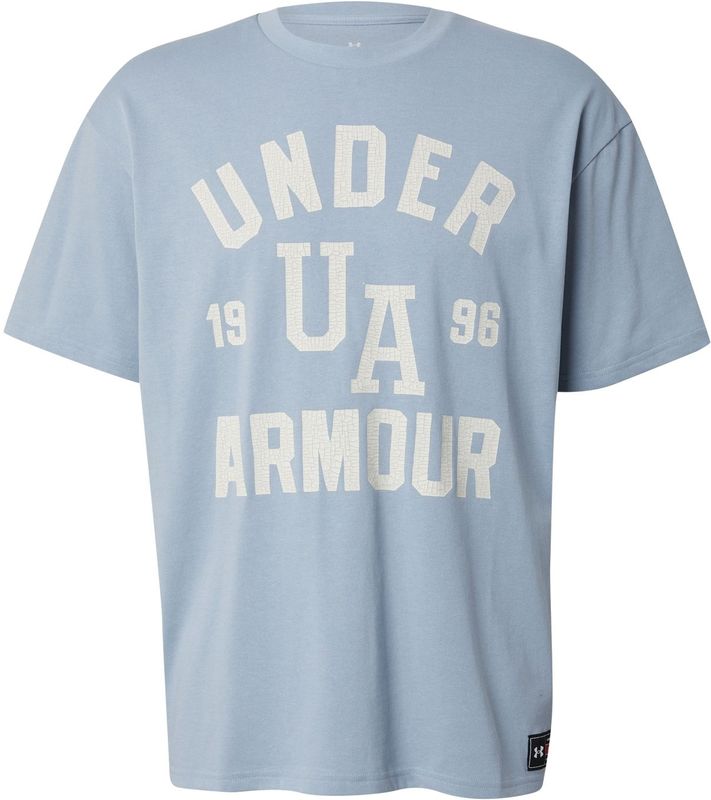 Under Armour - Heavyweight Varsity - T-shirt - Blauw - Korte Mouwen