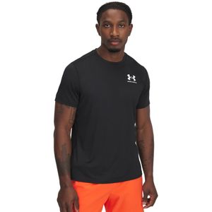 Under Armour - UA Heatgear Fitted Short Sleeve Sportshirt - Zwart
