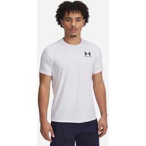 Under Armour - HeatGear Fitted - T-shirt - Ether Blue/Black - Korte Mouwen