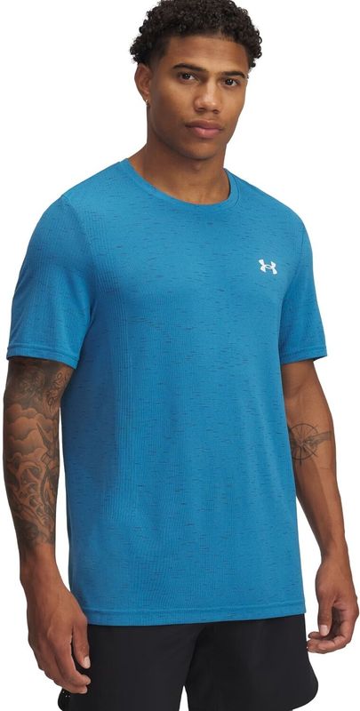 Under Armour Vanish Seamless SS Herren (Blau L Größe)