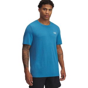 UNDER ARMOUR - Vanish Seamless SS-BLU - Training T-shirt - Blauw - Ademend Materiaal