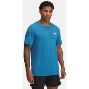 UNDER ARMOUR - Vanish Seamless SS-BLU - Training T-shirt - Blauw - Ademend Materiaal