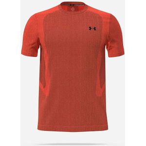 Under Armour - Vanish Seamless - Heren Jersey - Oranje - Korte Mouwen