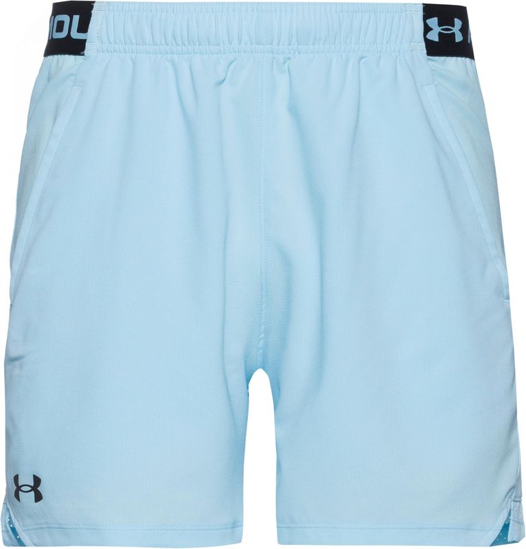 Under Armour - Vanish - Trainingsbroekje - Lichtblauw Zwart - 100% Polyester