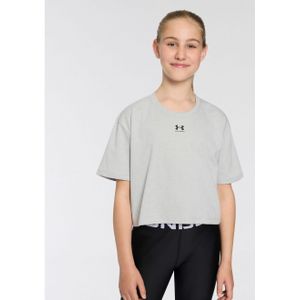 Under Armour - Rival T-Shirt - Kinder Sportshirt - Grijs