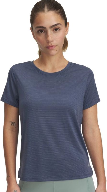 Under Armour - Launch - Functioneel Shirt - Grijs - Kwartmouw