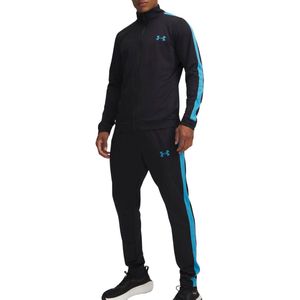 Under Armour UA Rival Knit Trainingspak - Zwart/Ether Blauw