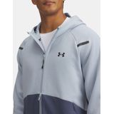 Under Armour Unstoppable Fleece Vest Lichtblauw Donkerblauw Zwart
