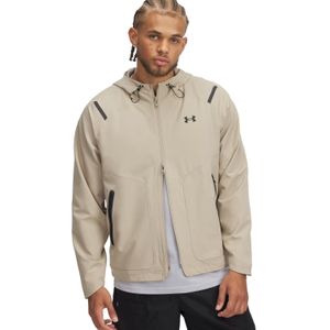 Under Armour - Unstoppable - Trainingspak - Bruin - Premium Fleece, Sneldrogend, Vochtafdrijvend