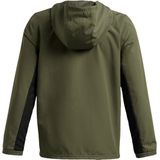 Under Armour - Rival Woven - Jas - Zwart - Waterafstotend, Winddicht, Ademend