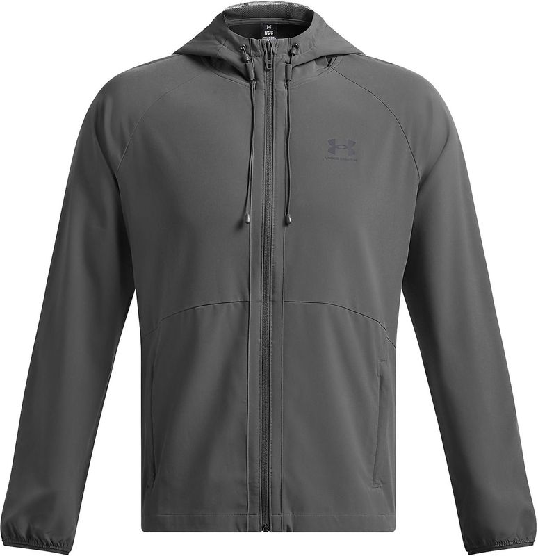 Under Armour Hoodie Stretch Wvn Windbreaker - Kleur: Grijs