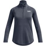 Functioneel Sportshirt - Lange Mouw - Ritssluiting - Logoprint