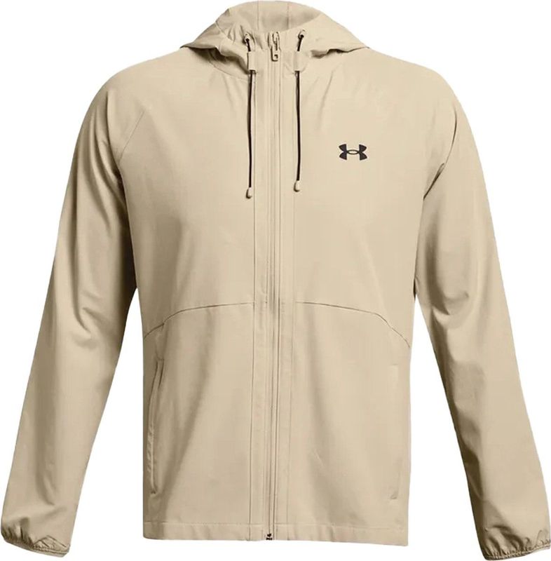 Under Armour Stretch Woven Windjack Beige Man