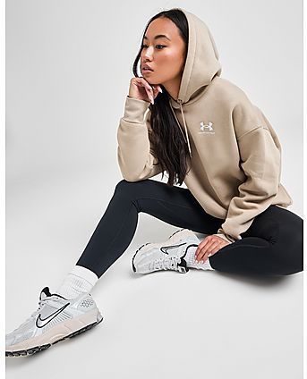 Under Armour - Icon Fleece Overhead Hoodie - Beige