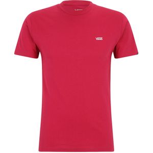 Vans - Left Chest Logo - T-shirt - Zwart - 100% Katoen