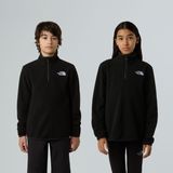 The North Face - Glacier-fleece - Tnf Black - Fleece Met Kwartrits Voor Tieners